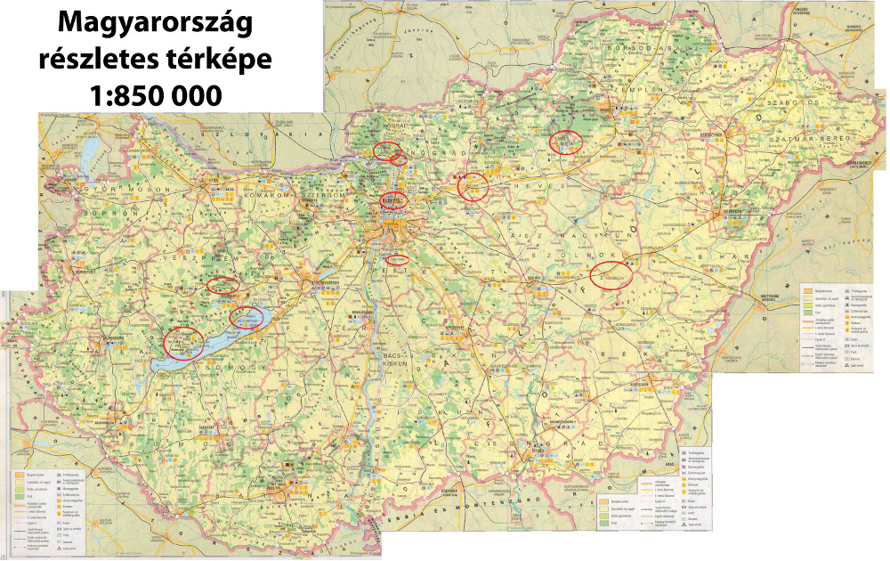 Magyarország térképe